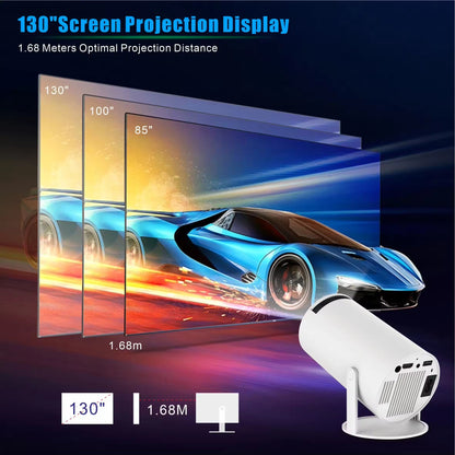 2026 Android Wifi Projector HY300 Portable Android 11 Smart Projector Proyector Mini Home Theater